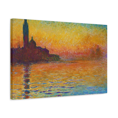 San Giorgio Maggiore at Dusk By Claude Monet