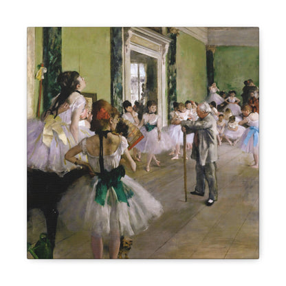 The Ballet Class By Edgar Degas