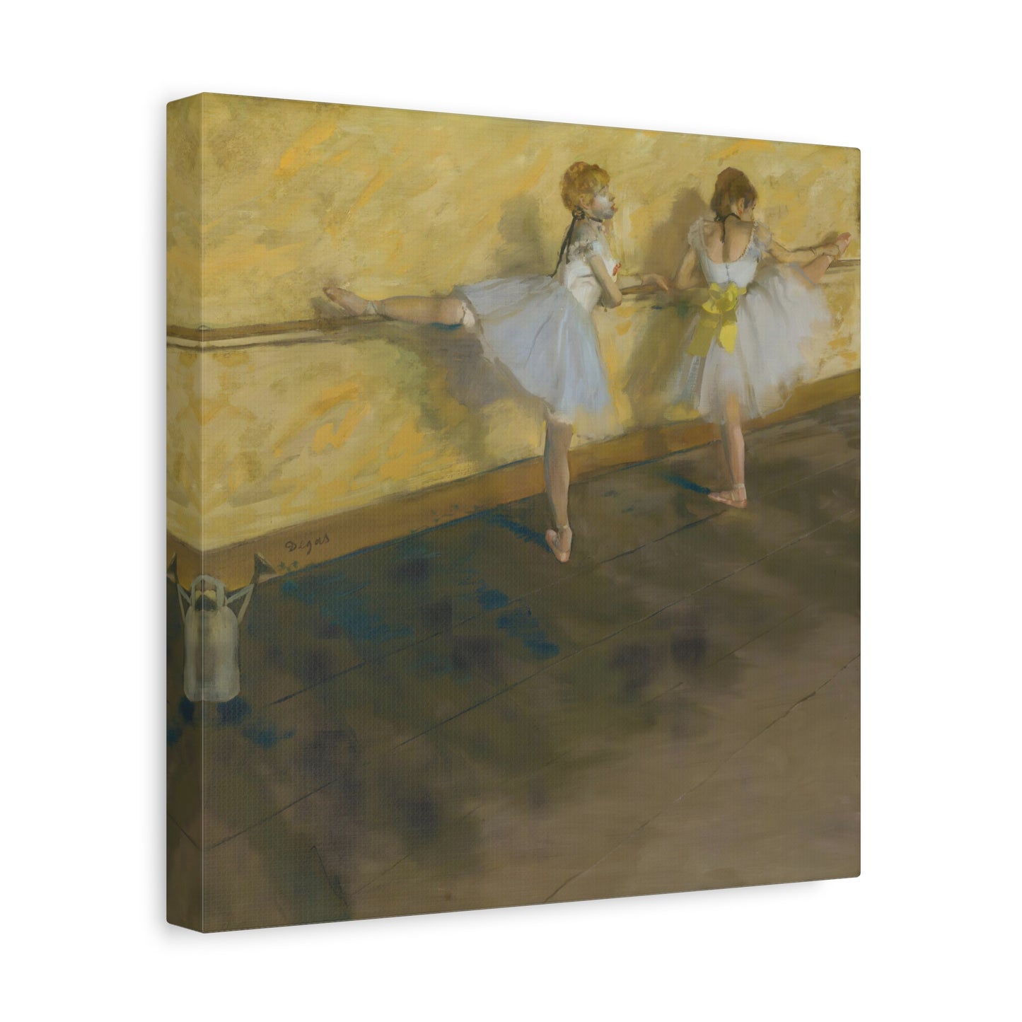 Dancers Practicing at the Barre By Edgar Degas