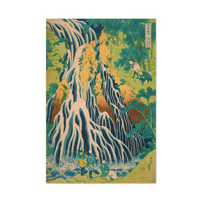 The Kirifuri Waterfall at Mt. Kurokami By Katsushika Hokusai