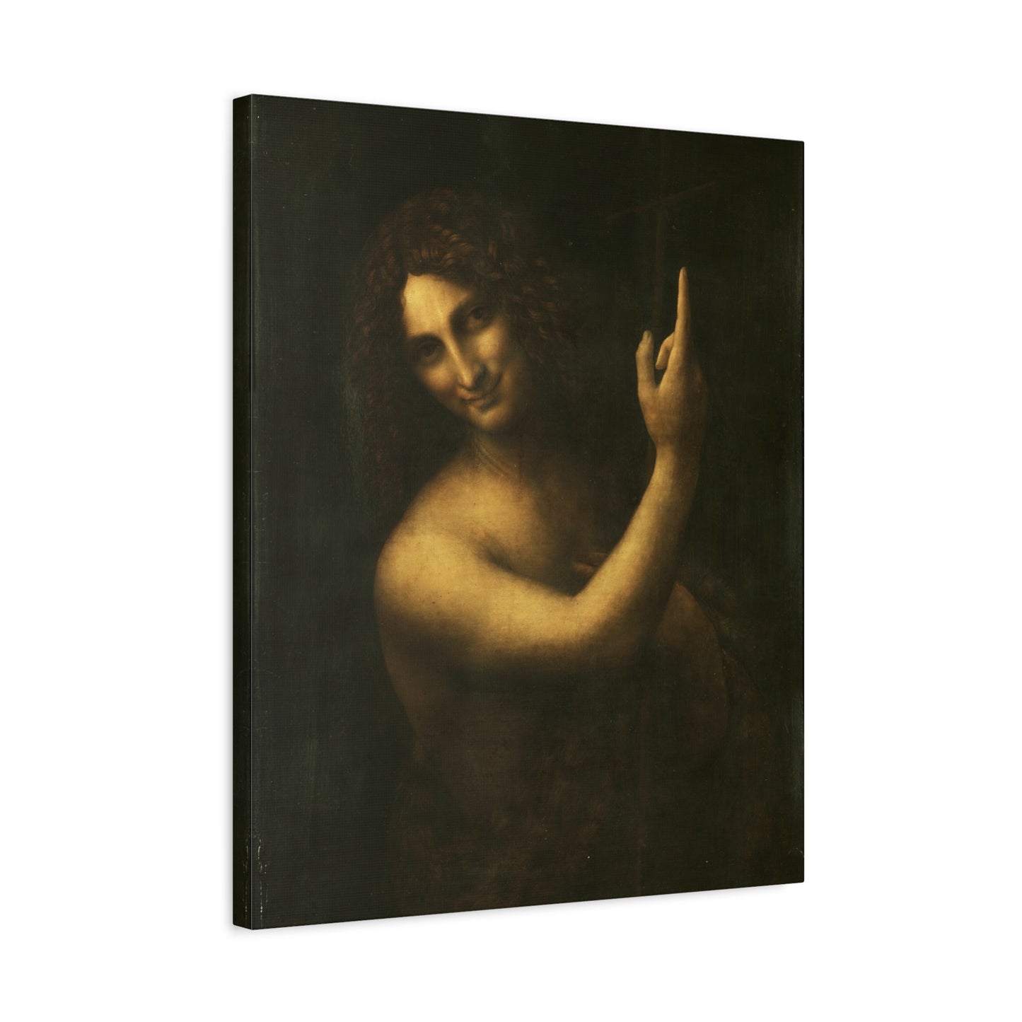 Saint John the Baptist By Leonardo da Vinci