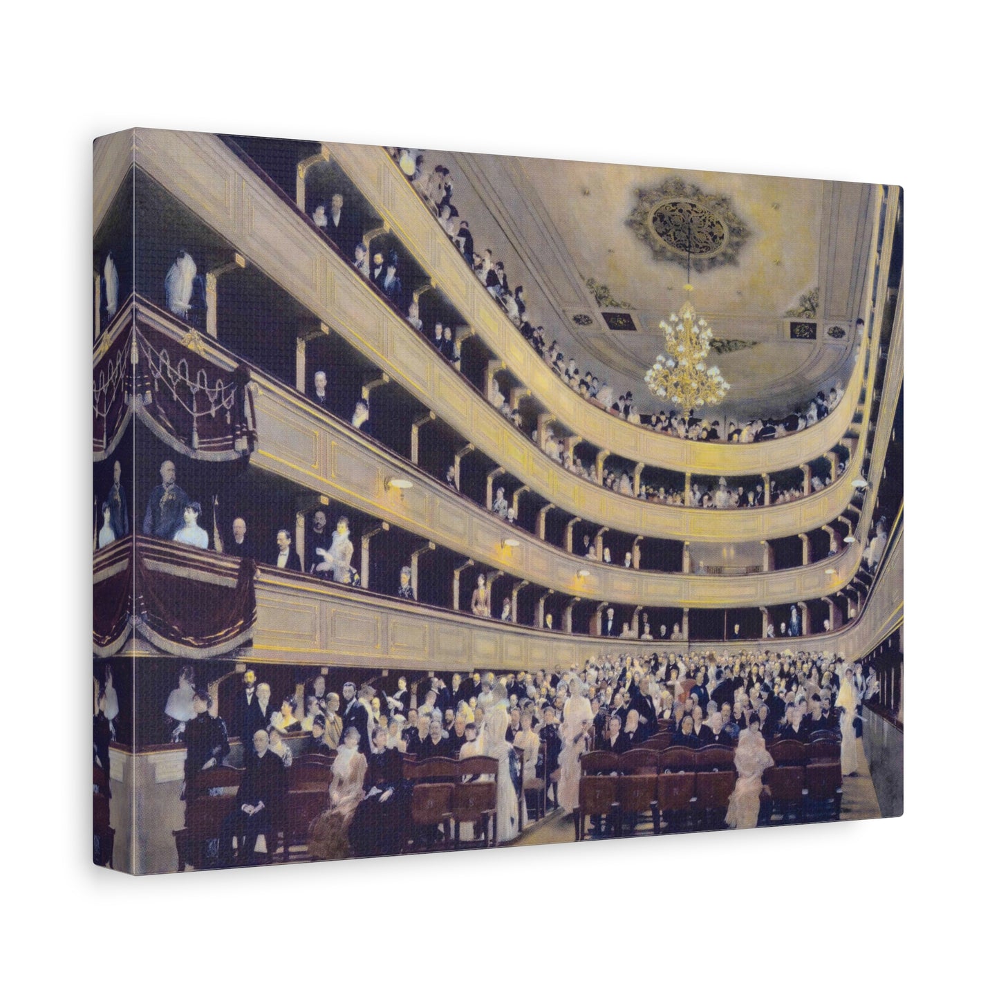 The Old Burgtheater By Gustav Klimt