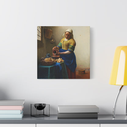 The Milkmaid By Johannes Vermeer