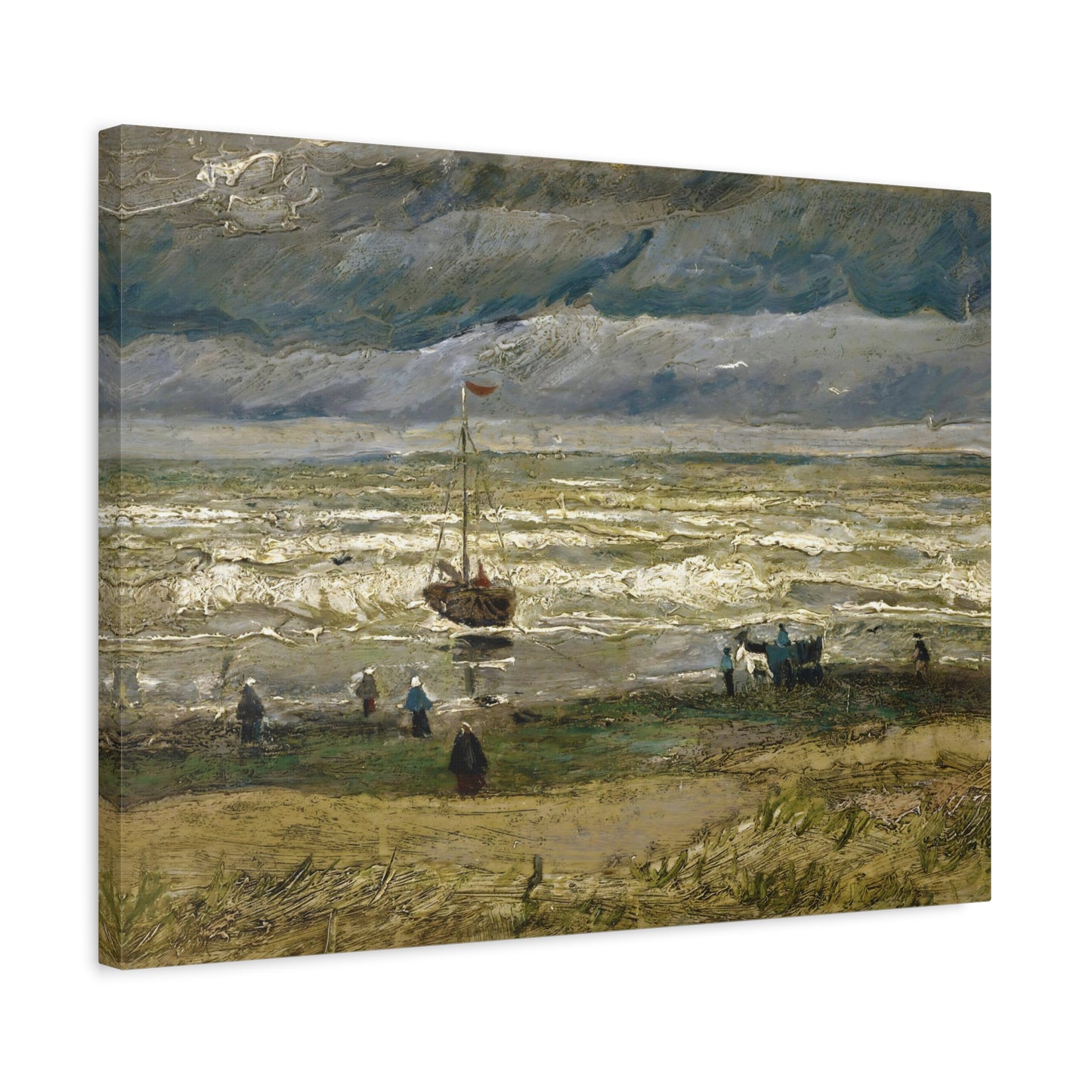 Beach at Scheveningen in Stormy Weather By Vincent van Gogh