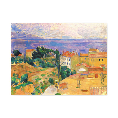 View of L'Estaque By Paul Cézanne