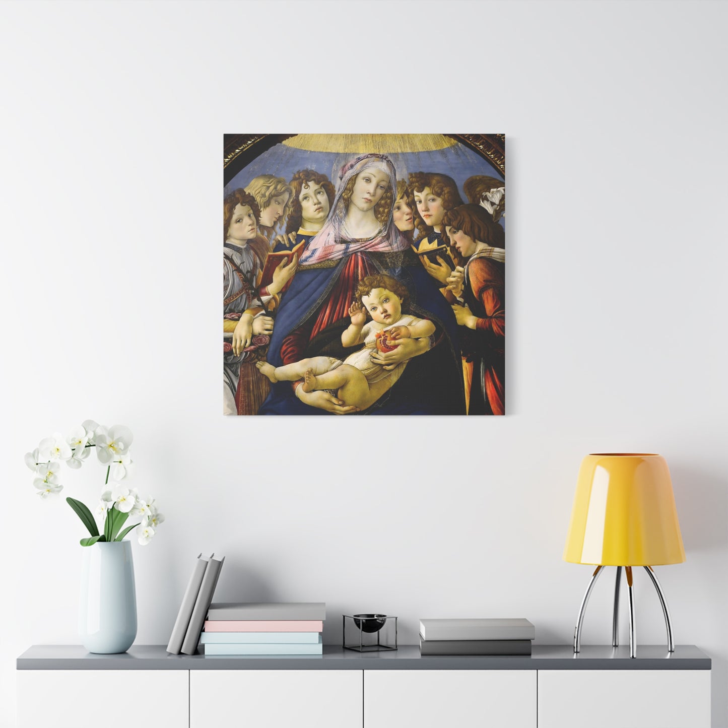 Madonna of the Pomegranate By Sandro Botticelli