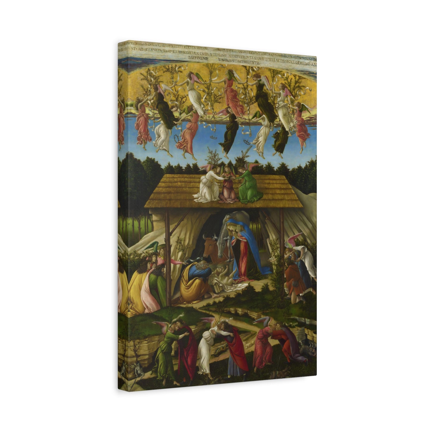 The Mystical Nativity By Sandro Botticelli