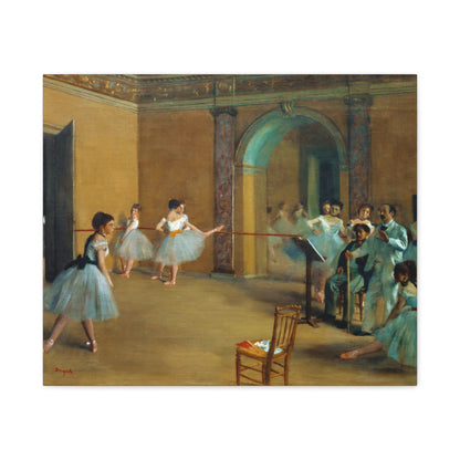 The Dance Foyer at the Opera By Edgar Degas