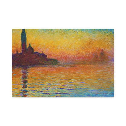 San Giorgio Maggiore at Dusk By Claude Monet