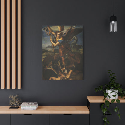 St. Michael Vanquishing Satan By Raphael