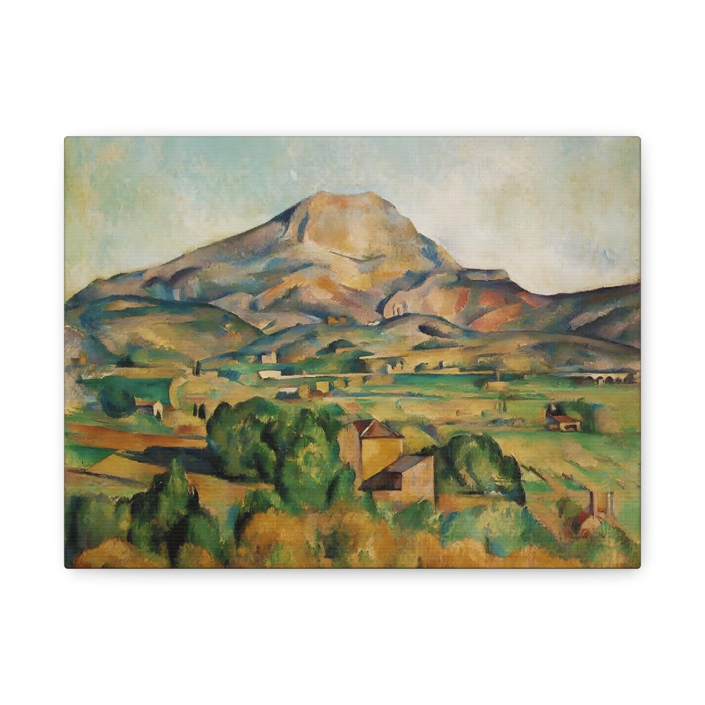 Mont Sainte-Victoire Seen from Bellevue By Paul Cézanne