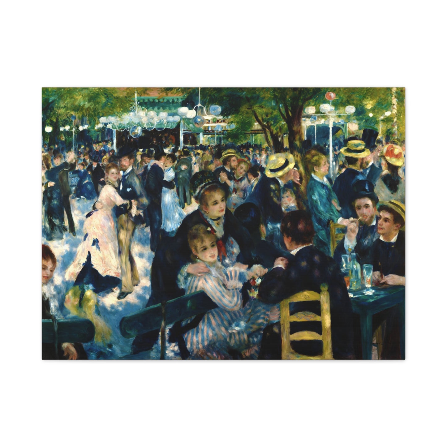 Bal du Moulin de la Galette By Pierre-Auguste Renoir