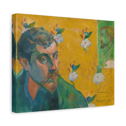 Self-Portrait with Portrait of Bernard By Eugène Henri Paul Gauguin