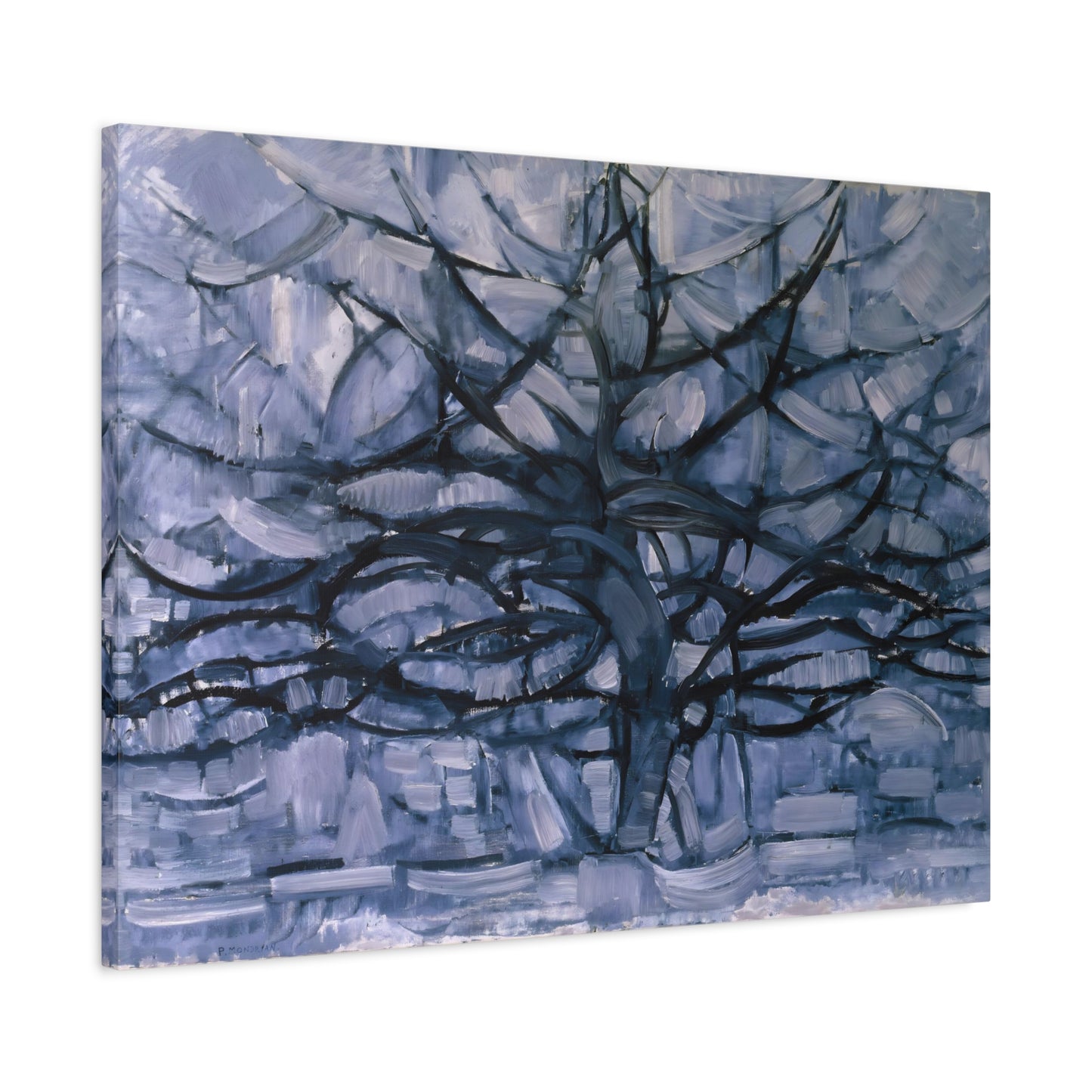 Gray Tree By Piet Mondrian