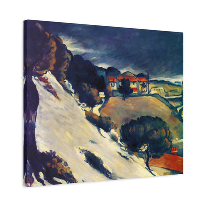 L'Estaque, Melting Snow By Paul Cézanne