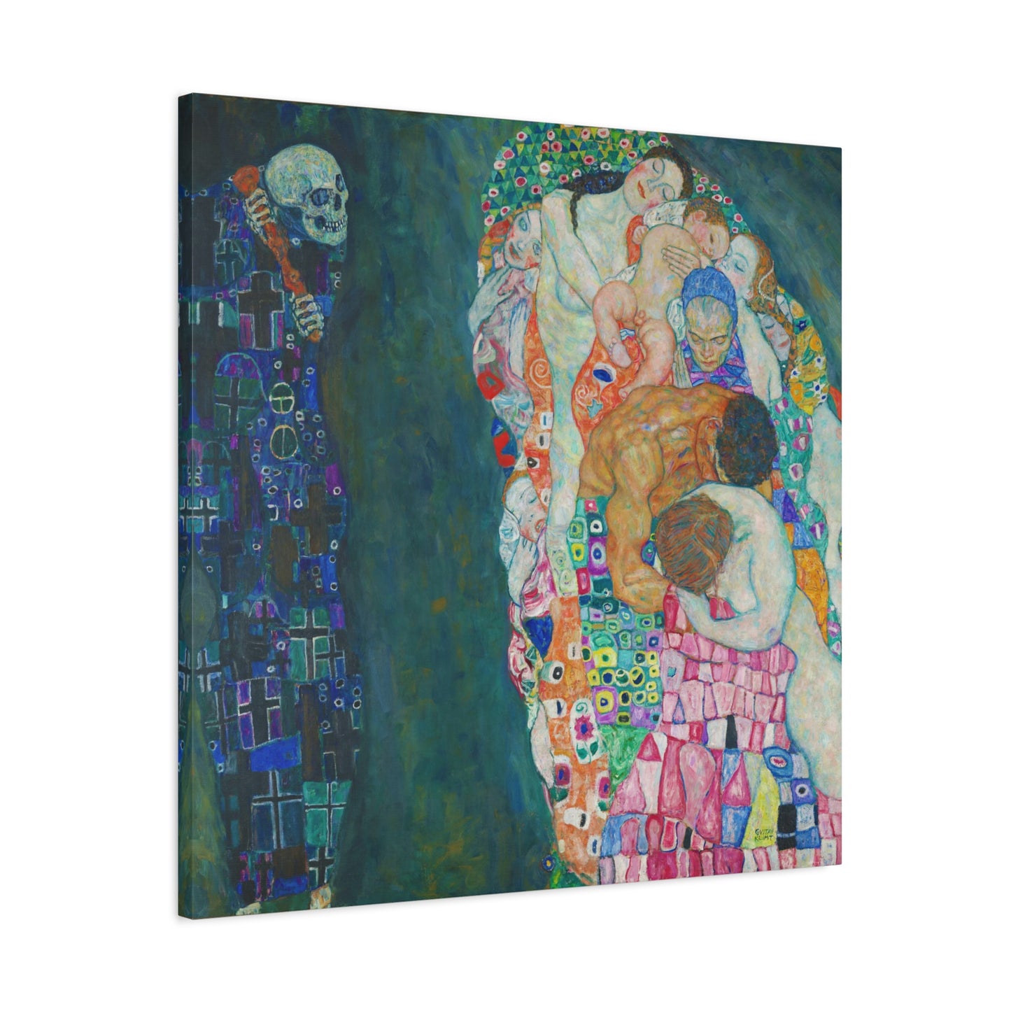 Death and Life I By Gustav Klimt