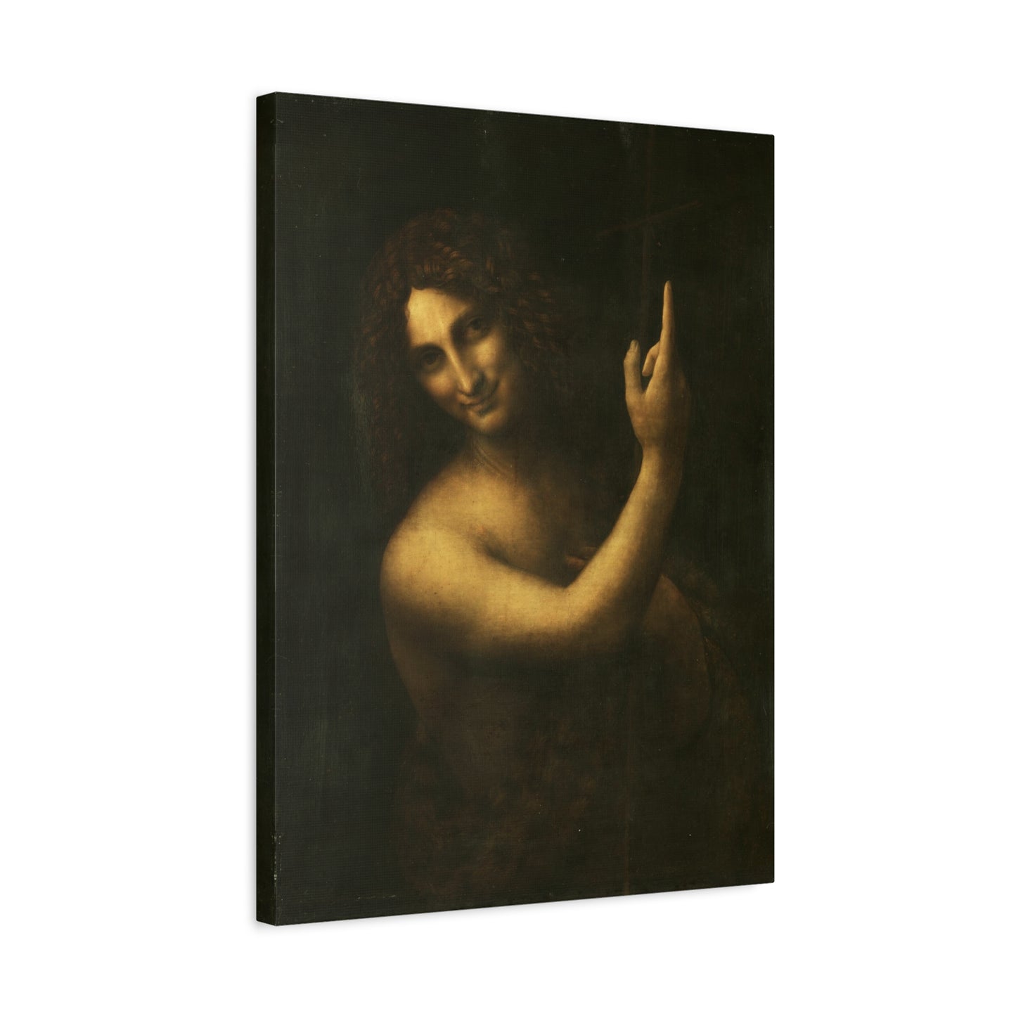 Saint John the Baptist By Leonardo da Vinci