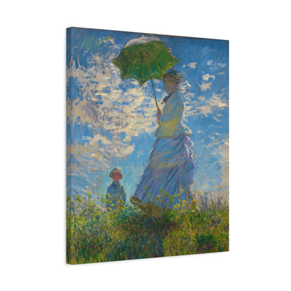 Woman with a Parasol By Claude Monet