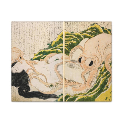 The Dream of the Fisherman's Wife By Katsushika Hokusai