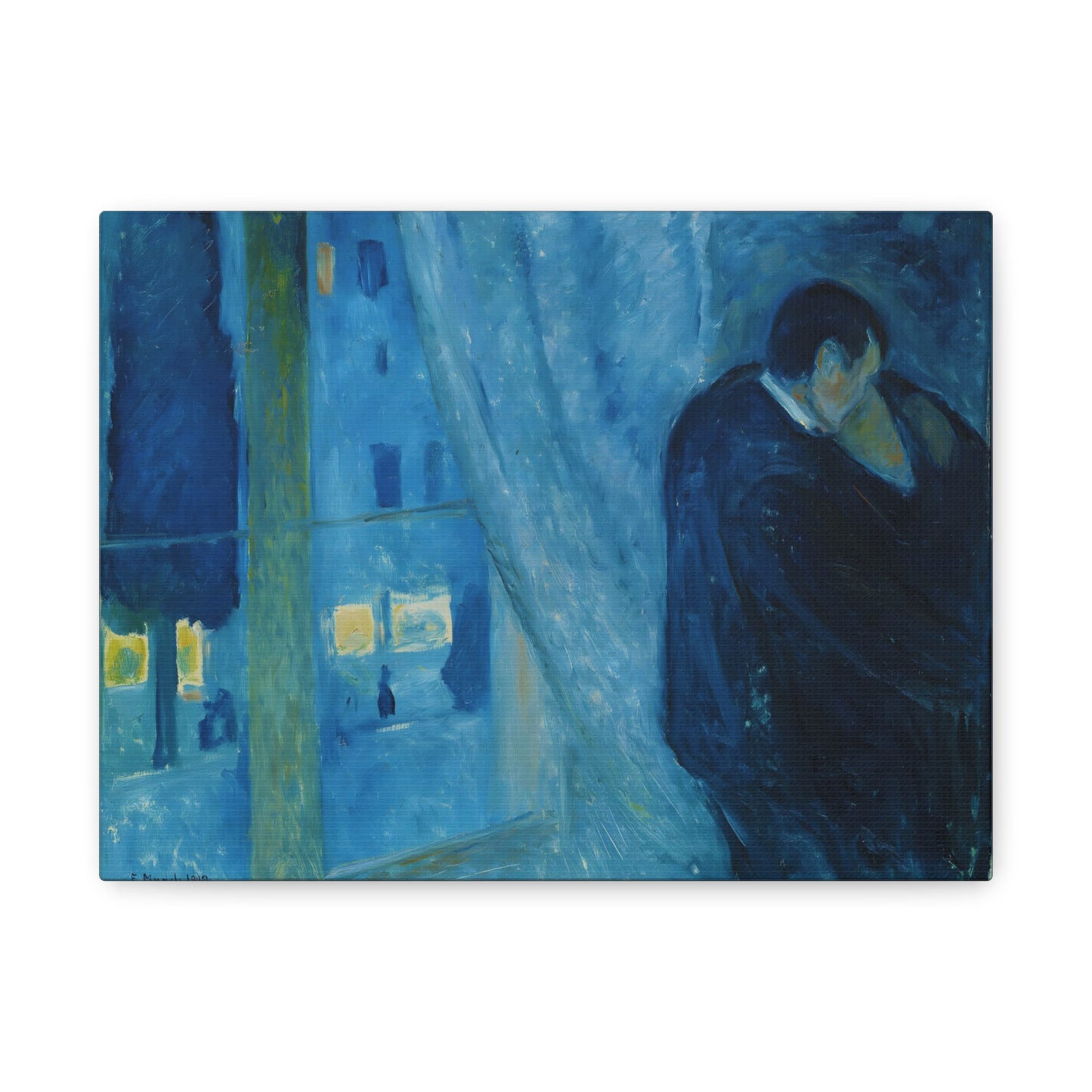 Kiss by the Window By Edvard Munch