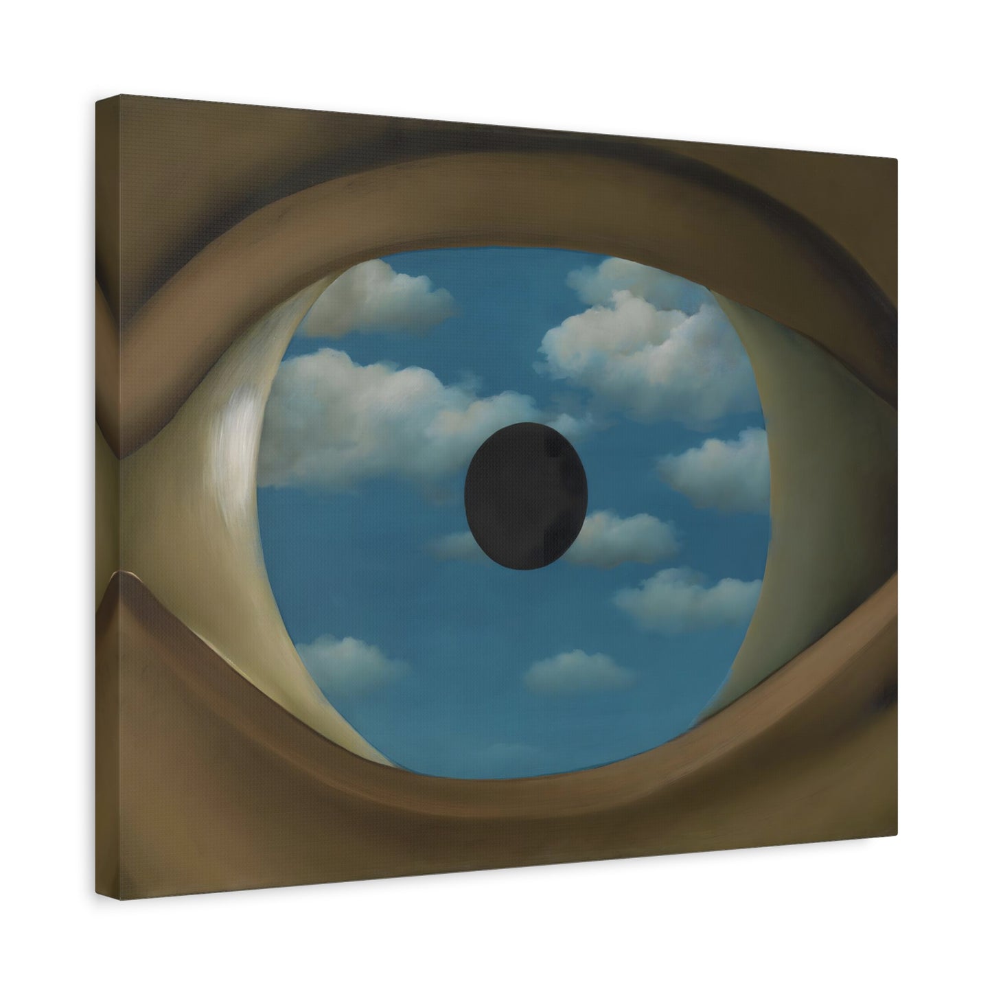 The False Mirror By René Magritte