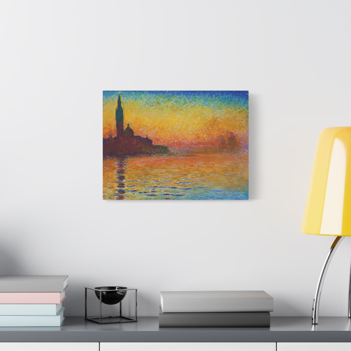 San Giorgio Maggiore at Dusk By Claude Monet