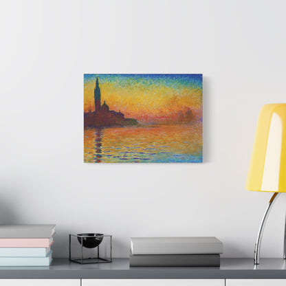 San Giorgio Maggiore at Dusk By Claude Monet