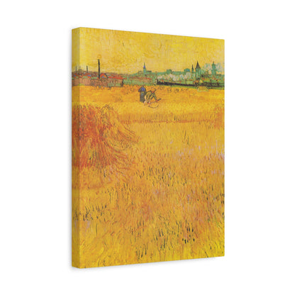 Arles: View from the Wheat Fields By Vincent van Gogh