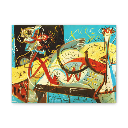 Stenographic Figure By Jackson Pollock