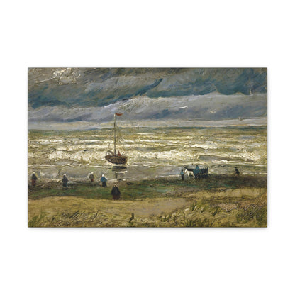 Beach at Scheveningen in Stormy Weather By Vincent van Gogh