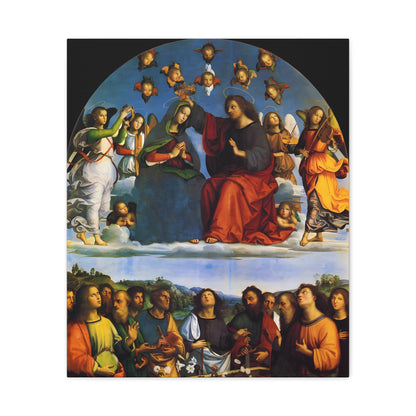 The Crowning of the Virgin Oddi Altarpiece By Raphael