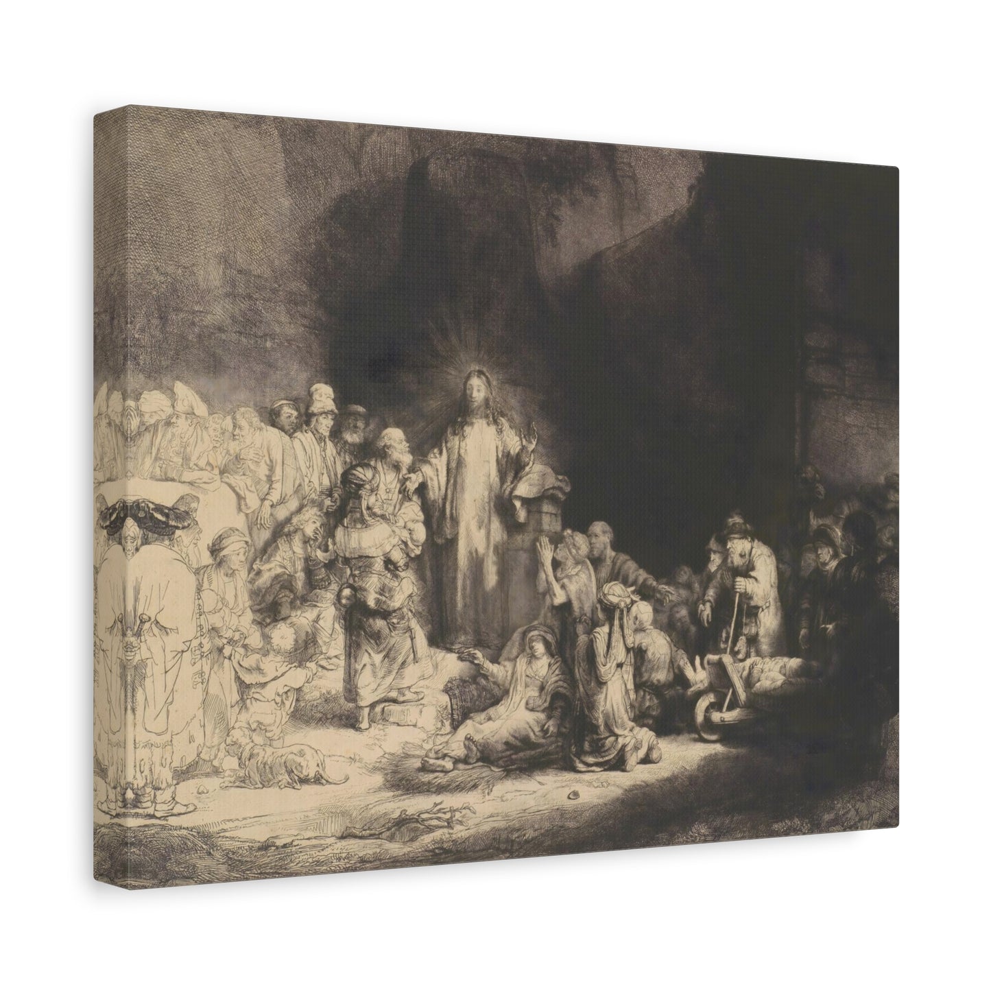 Hundred Guilder Print By Rembrandt