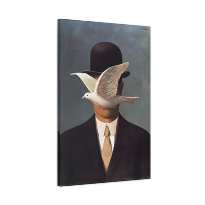 Man in a Bowler Hat By René Magritte