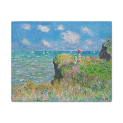 The Cliff Walk at Pourville By Claude Monet