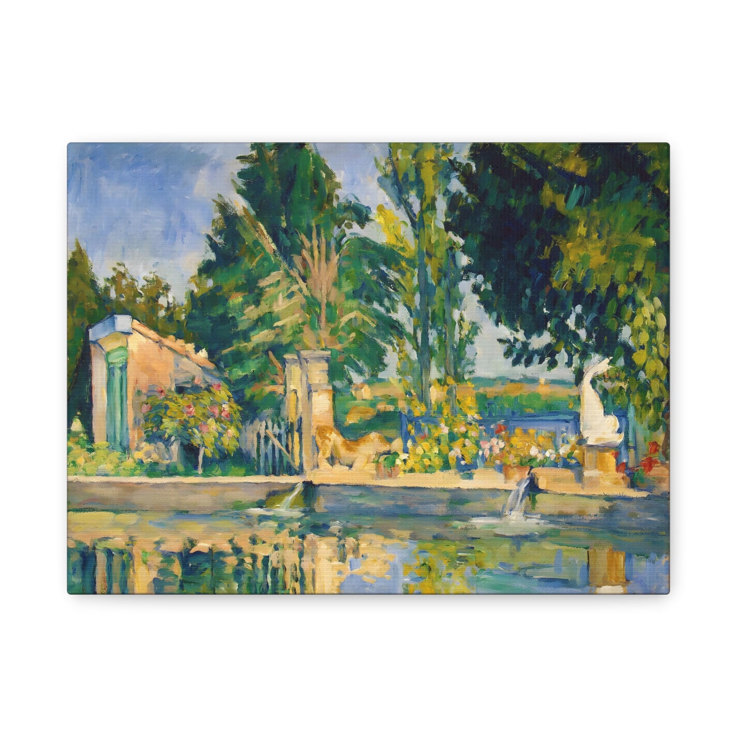 Jas de Bouffan, The Pool By Paul Cézanne