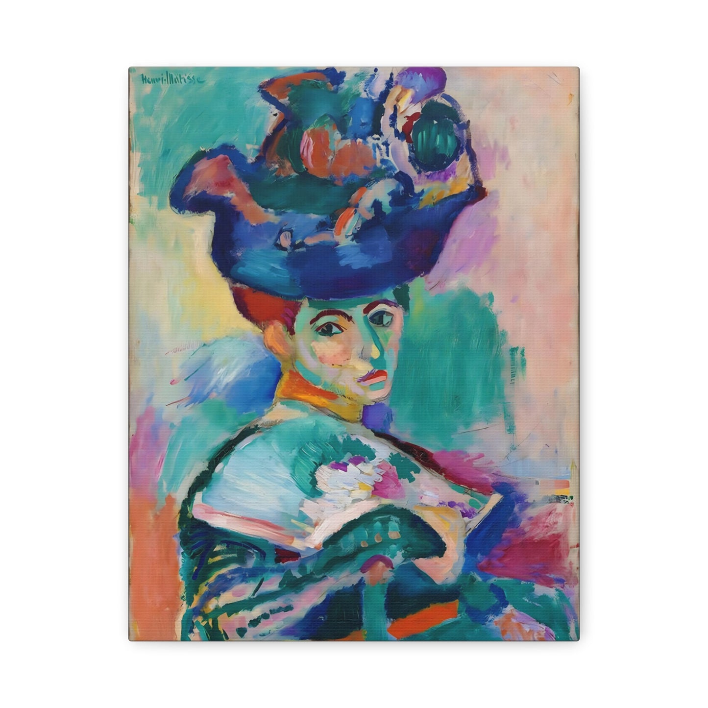 Woman with a Hat By Henri Matisse