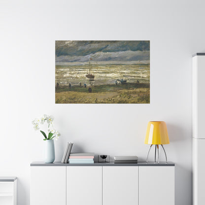 Beach at Scheveningen in Stormy Weather By Vincent van Gogh