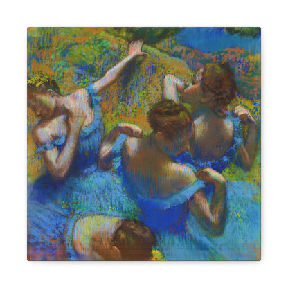 The Blue Dancers By Edgar Degas