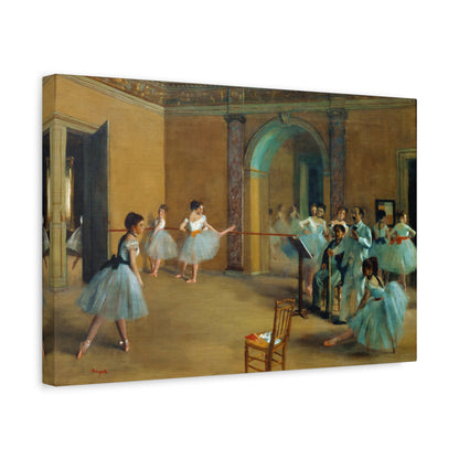 The Dance Foyer at the Opera By Edgar Degas