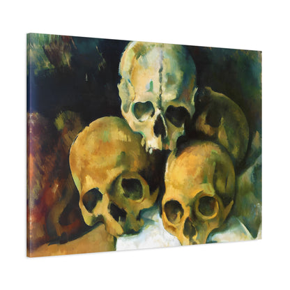 Pyramid of Skulls By Paul Cézanne