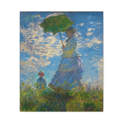 Woman with a Parasol By Claude Monet