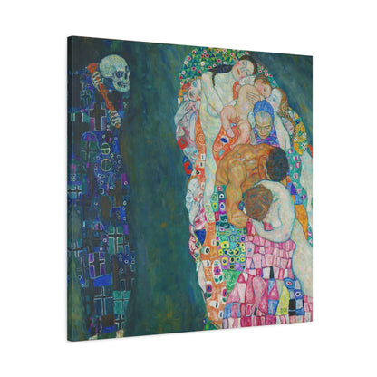 Death and Life I By Gustav Klimt