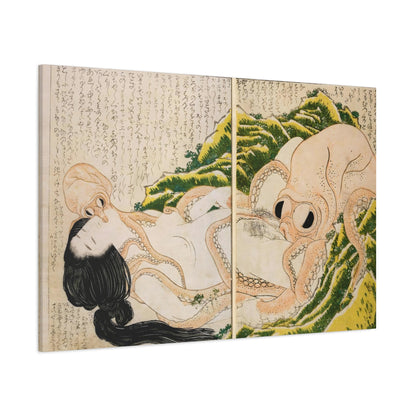 The Dream of the Fisherman's Wife By Katsushika Hokusai