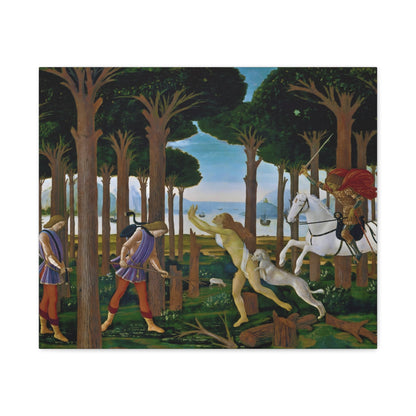 The Story of Nastagio degli Onesti By Sandro Botticelli