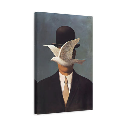 Man in a Bowler Hat By René Magritte