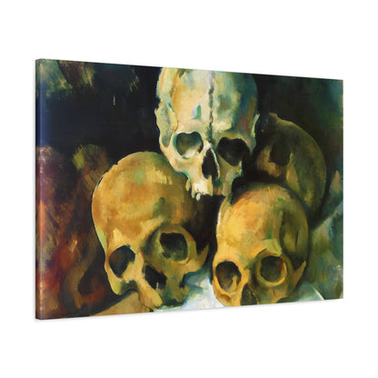 Pyramid of Skulls By Paul Cézanne