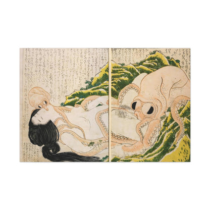 The Dream of the Fisherman's Wife By Katsushika Hokusai