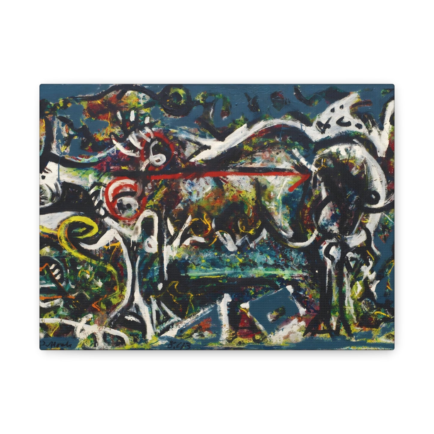 The She-Wolf By Jackson Pollock