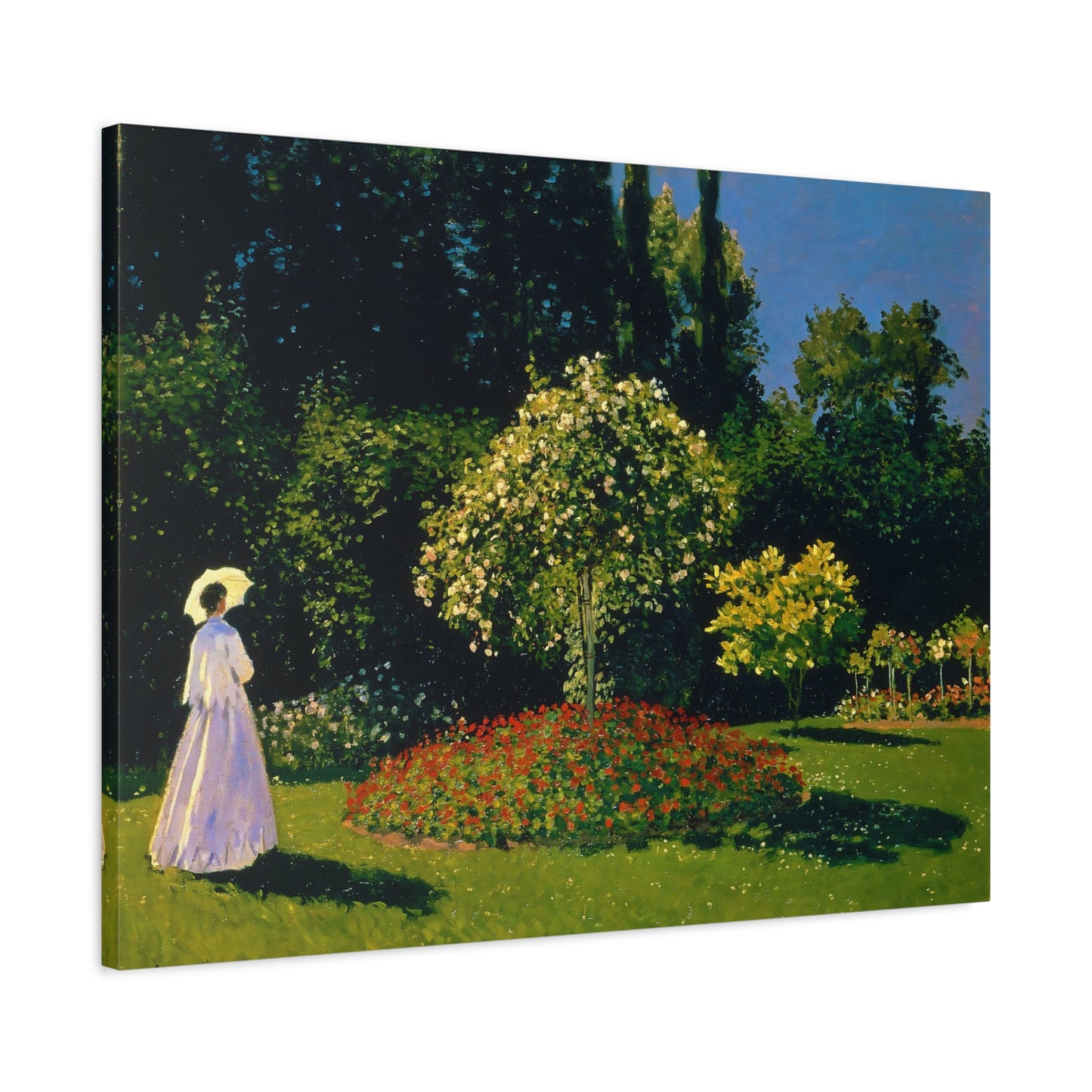 Jeanne-Marguerite Lecadre in the Garden By Claude Monet