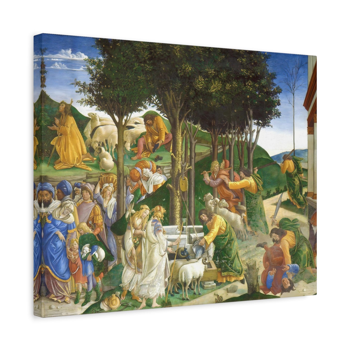 Youth of Moses By Sandro Botticelli